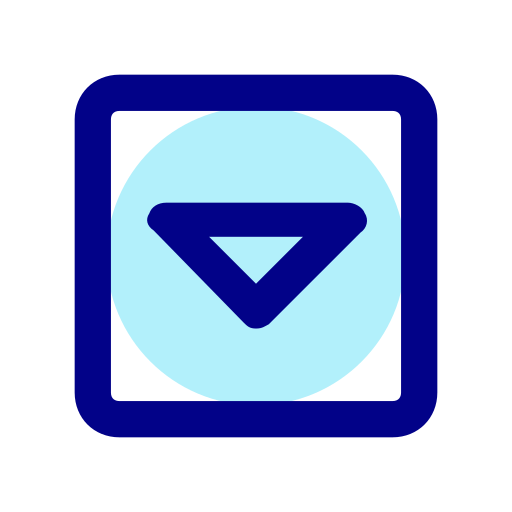 flecha hacia abajo icono gratis