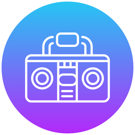 boombox icono gratis