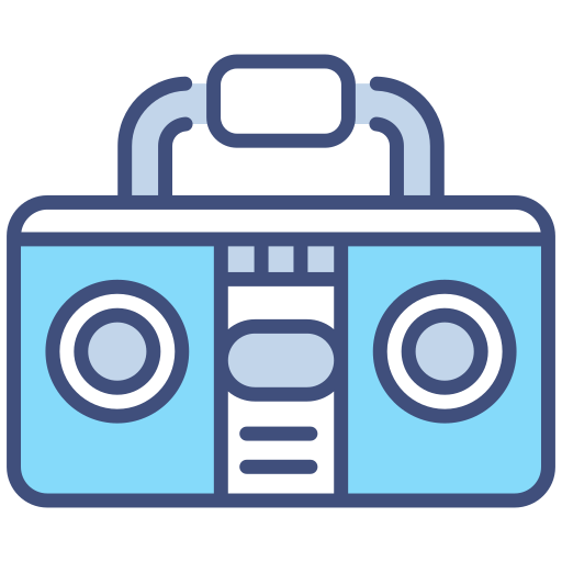 boombox icono gratis