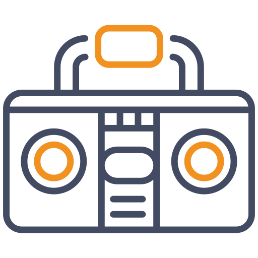 boombox icono gratis