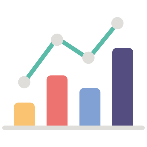 gráfico de barras icono gratis