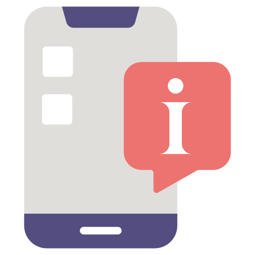 aplicación de información icono gratis