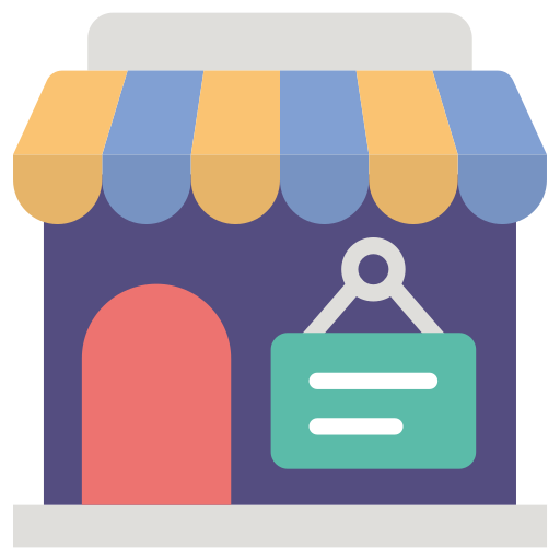 tienda abierta icono gratis