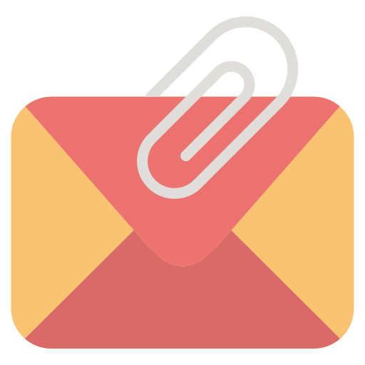 Mail attachment - Free communications icons