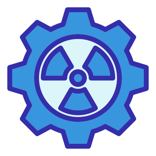 energía nuclear icono gratis