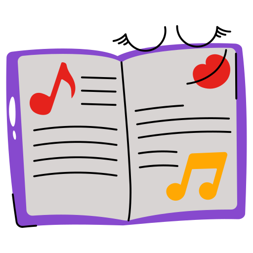 libro de música icono gratis