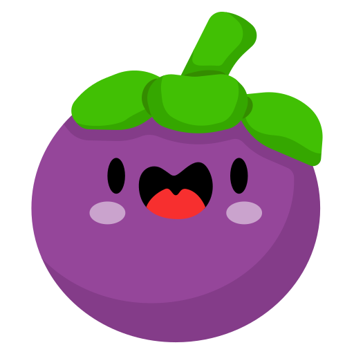 mangostán icono gratis