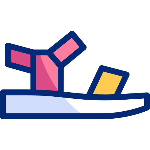 sandalias icono gratis