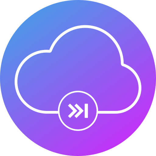 acceso a la nube icono gratis