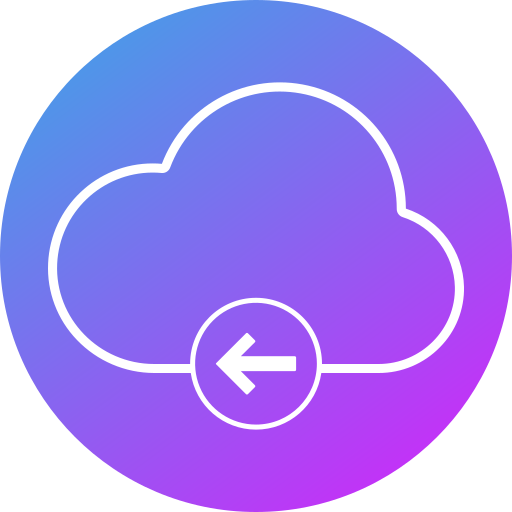 acceso a la nube icono gratis