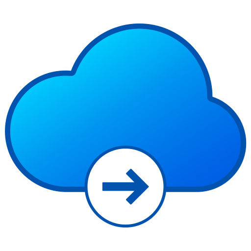 acceso a la nube icono gratis