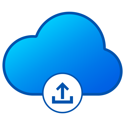 carga y descarga de datos en la nube icono gratis