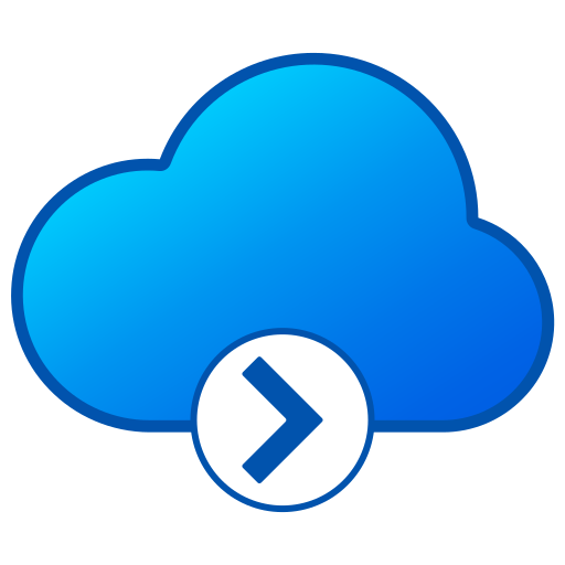 acceso a la nube icono gratis