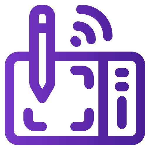 tableta digitalizadora icono gratis