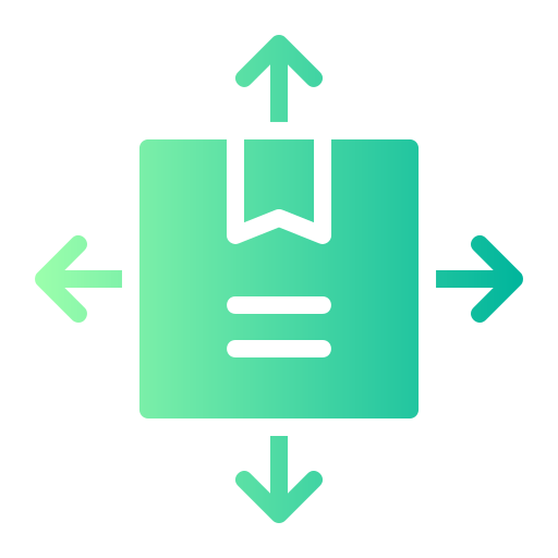 Distribution free icon