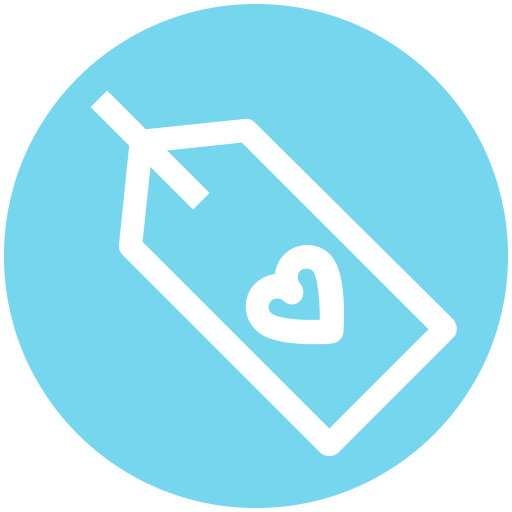 etiqueta icono gratis