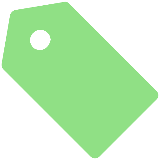 etiqueta icono gratis