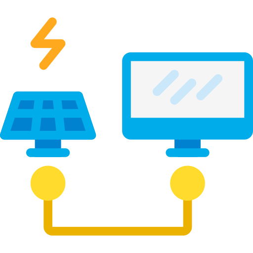 Panel solar icono gratis