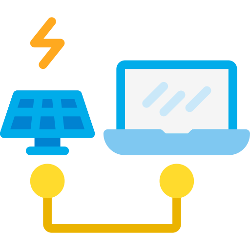 Panel solar icono gratis