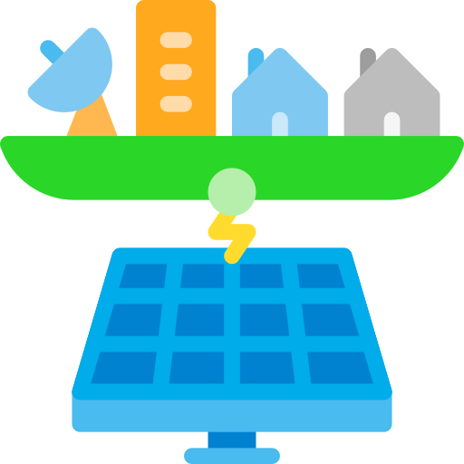 Panel solar icono gratis