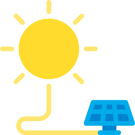 Panel solar icono gratis