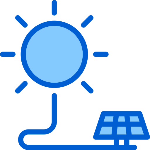 Panel solar icono gratis