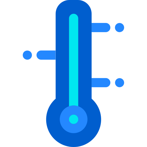 control de temperatura icono gratis