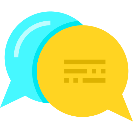 Chat - free icon