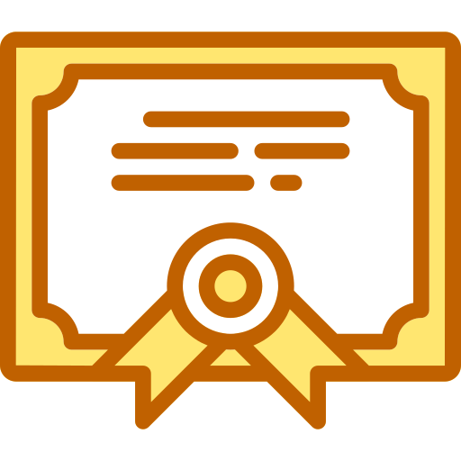 Certification Berkahicon Lineal Color Icon