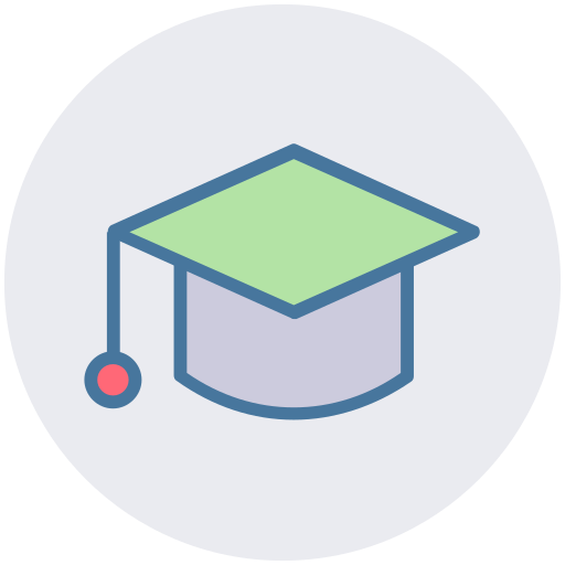 graduación icono gratis