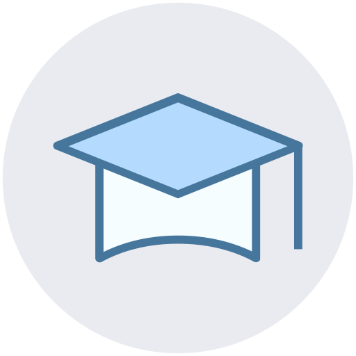 graduación icono gratis