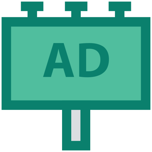 Signboard free icon