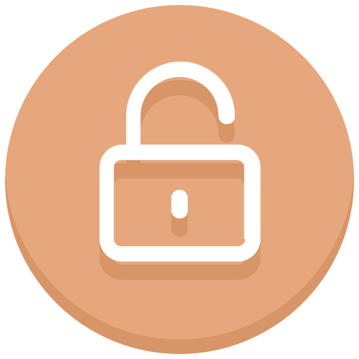 desbloqueado icono gratis