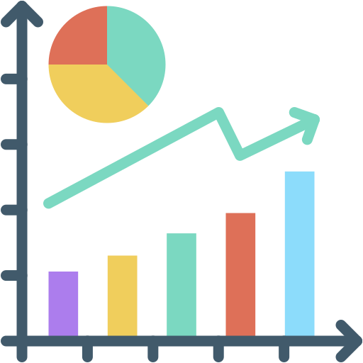 gráfico de barras icono gratis