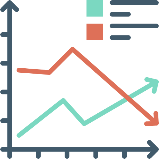 gráfico de negocios icono gratis