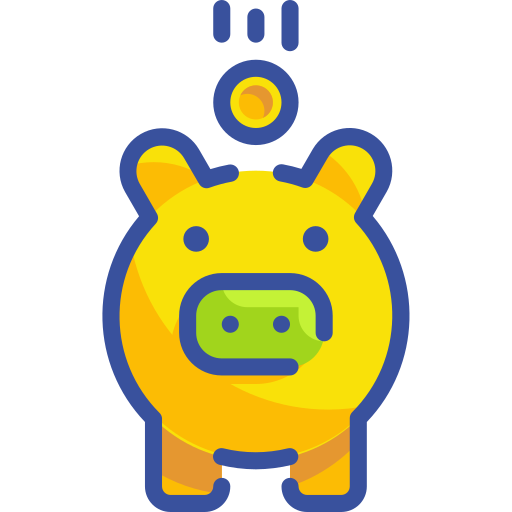 Piggy bank free icon