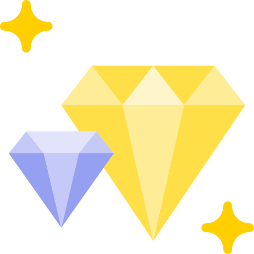 Diamantes icono gratis