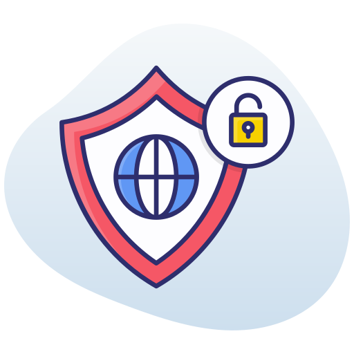 seguridad global icono gratis