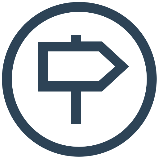 dirección icono gratis