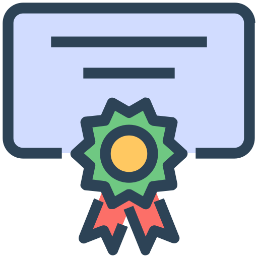 certificado icono gratis