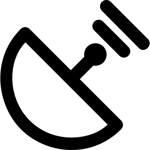 antena parabólica icono gratis
