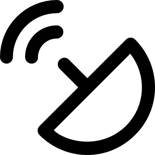 antena parabólica icono gratis