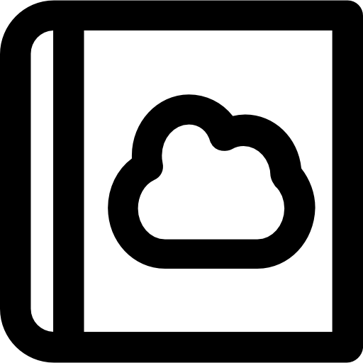 computación en la nube icono gratis