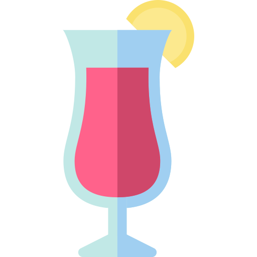 Cocktail Basic Straight Flat icon