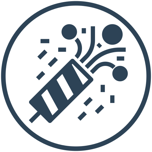 faire la fête Icône gratuit