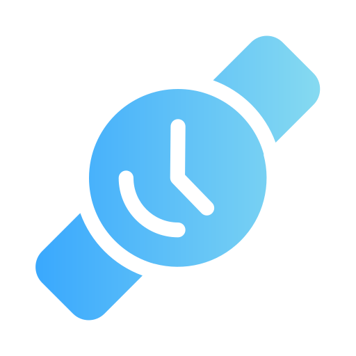 reloj de pulsera icono gratis