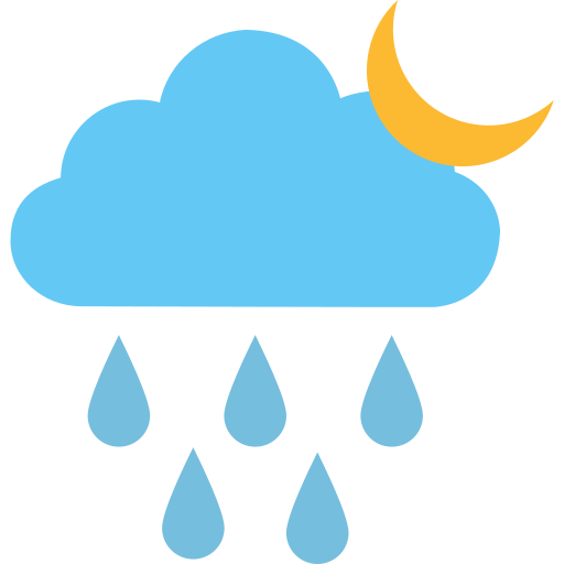 noite chuvosa grátis ícone noite chuvosa grátis ícone