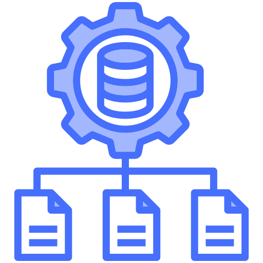 gestión de base de datos icono gratis