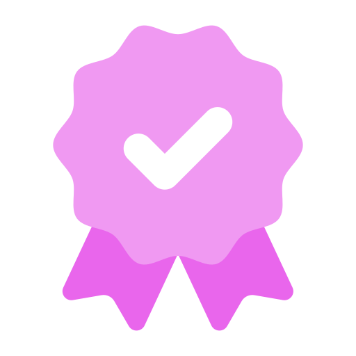 Quality badge free icon