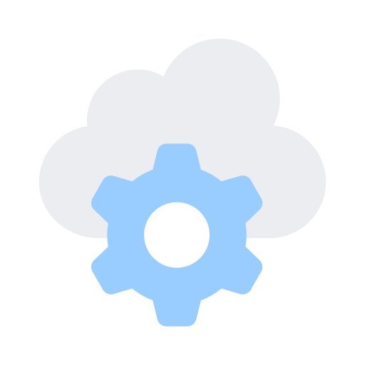 gestión de la nube icono gratis
